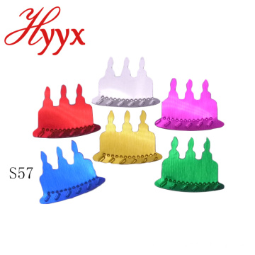 La fiesta de cumpleaños de color personalizado de alta calidad HYYX suministra decoraciones